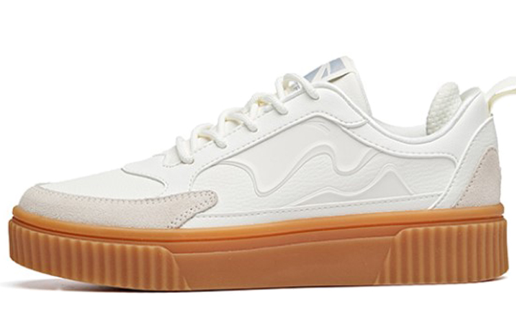 Anta Low-Top Skateboard Shoes Women's Ivory White
