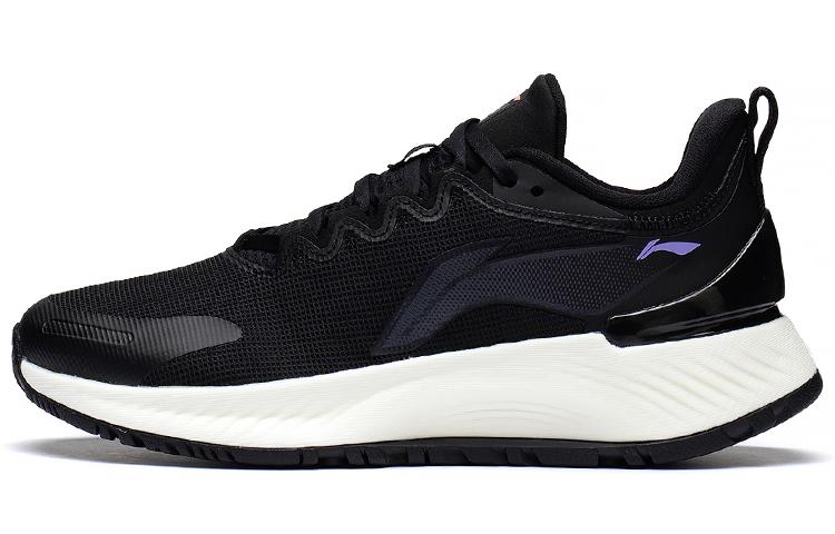 LiNing YueYing Element Cushioning, Slip Resistant, Abrasion Resistant, Rebound Low Top Running Shoes Women's Black