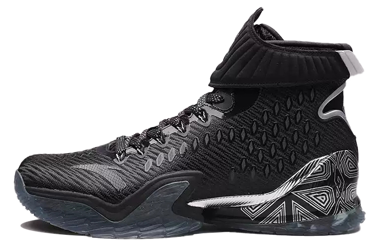ANTA KT3 Basketball Shoes Men's High top Black/Silver