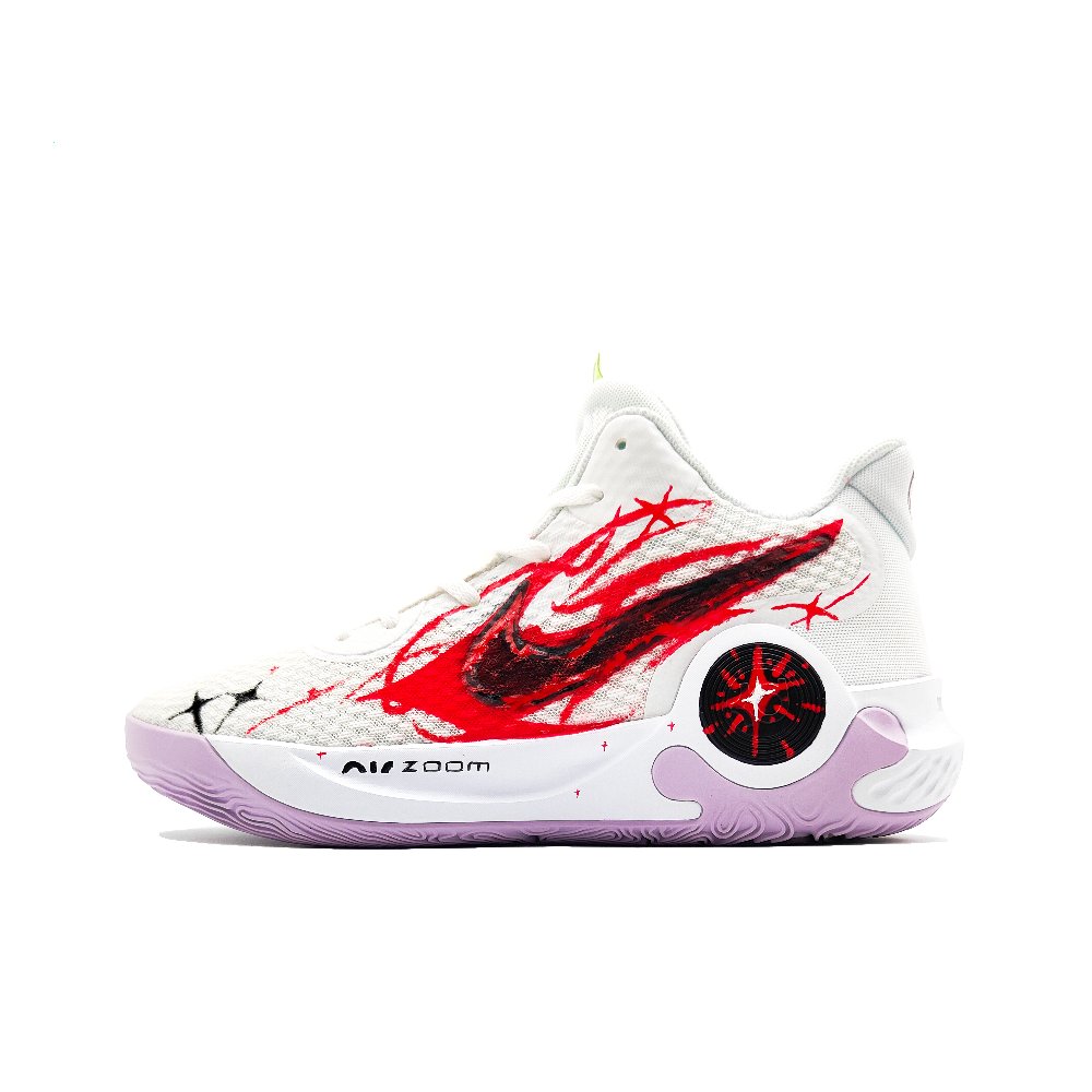 Nike KD Trey 5 IX Basketball Shoes Unisex Low Top White/Black/Red