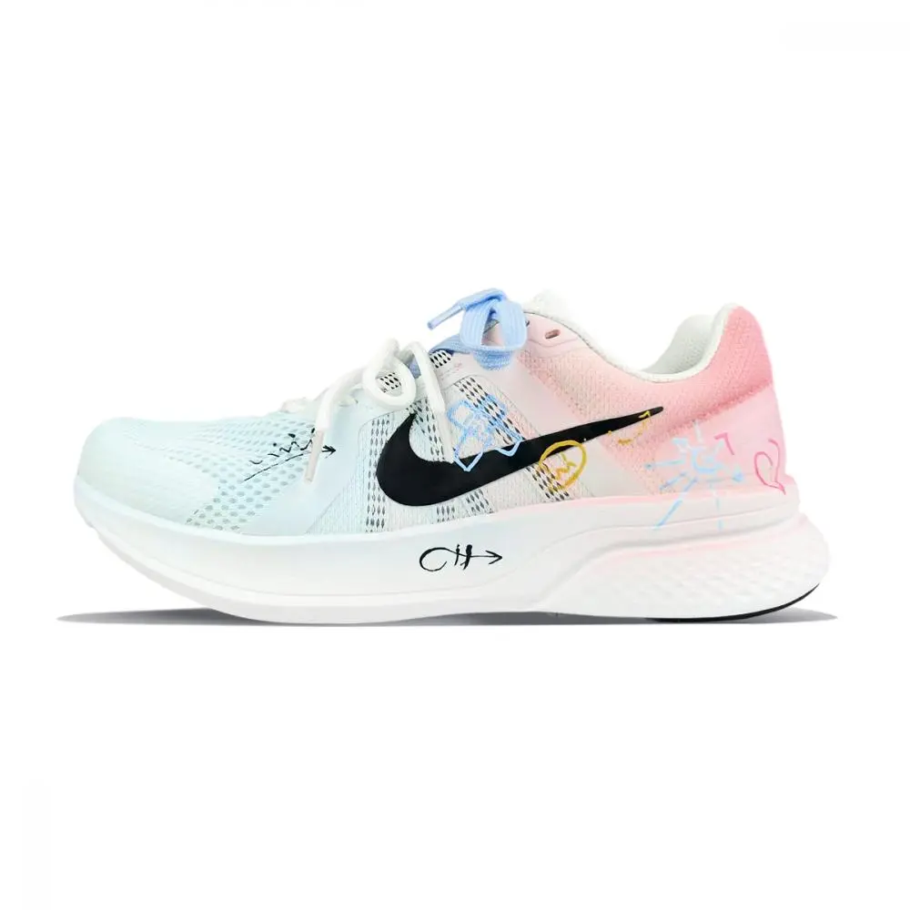 Nike Run Swift 2 Low top Running Shoes Men's Pink Blue