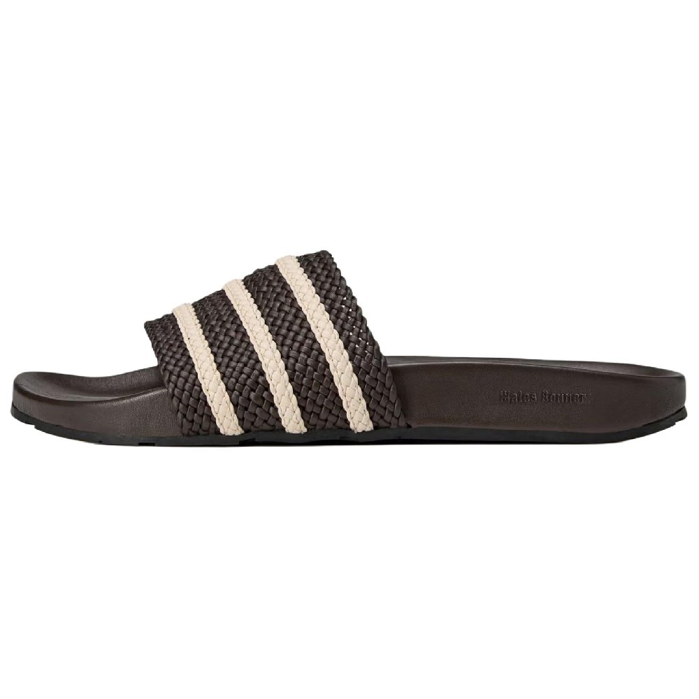 Adidas Adilette Slides Wales Bonner Dark Brown