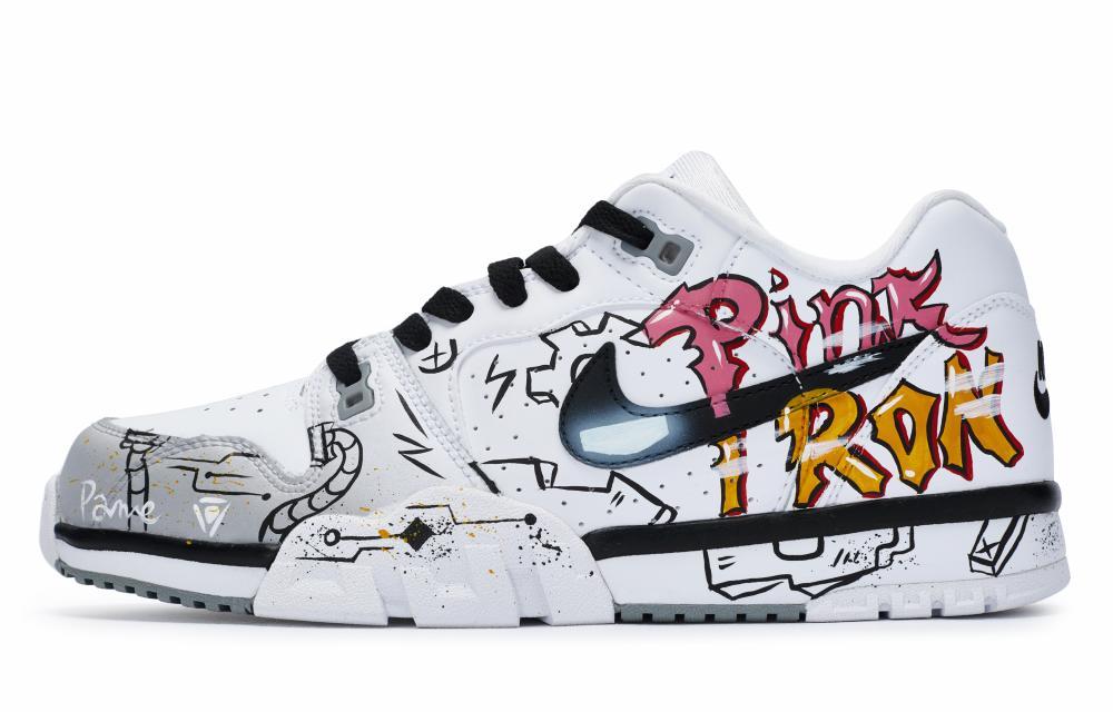 Nike Air Cross Trainer 3 811 Manufactured Ultra Pink Hero Iron Low-Top Training Shoes Men's White Black Gray