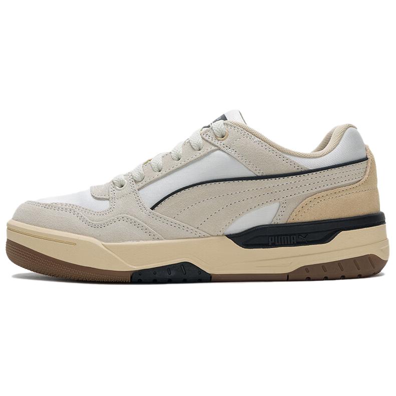 PUMA Rebound Retro Cushioning, Wear Resistant Low Top Skateboard Shoes Unisex Ecru