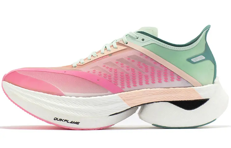 361° Feibiao Low Top Running Shoes Unisex Soft Pink
