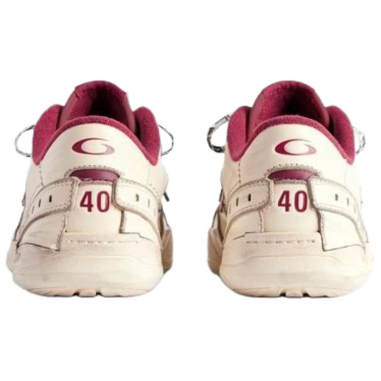 Balenciaga Hamptons Worn Out Low Top Casual Shoes Women's White & Red купить в интернет-магазине Yoocart с быстрой доставкой по России.