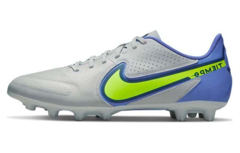 Nike Tiempo Legend 9 Academy HG Hard Ground Grey Soccer Spike 'Grey Green'