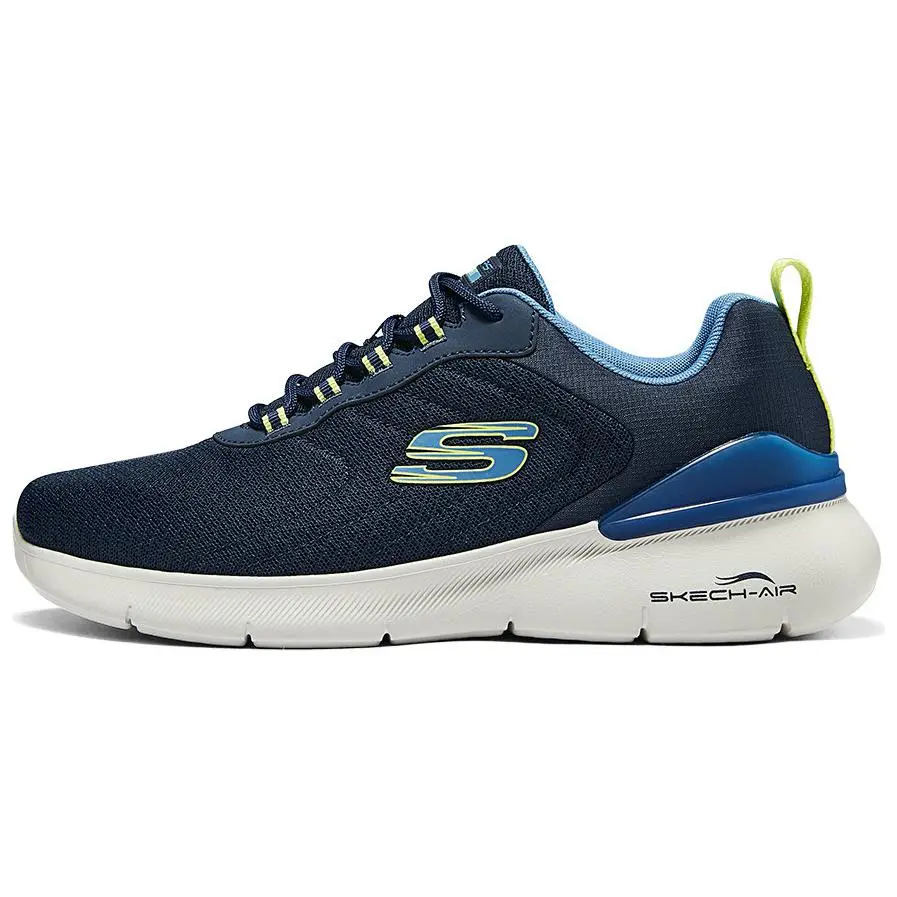 Skechers Low Top Running Shoes Men's Blue