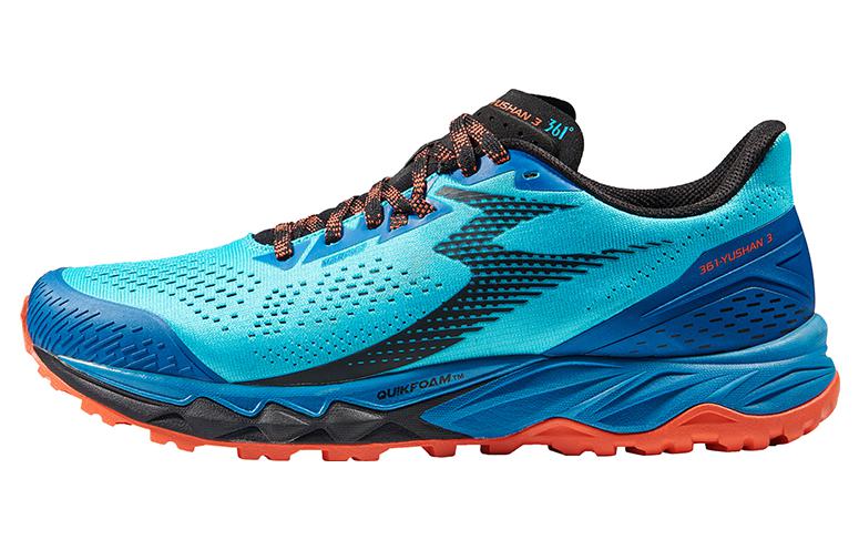 361° Cushioning, Slip Resistant, And Abrasion Resistant Low Top Running Shoes Men's Blue