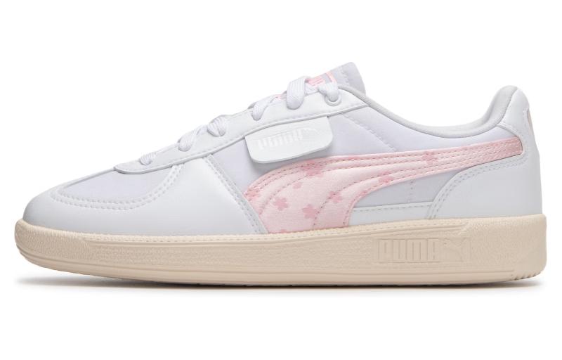 PUMA Palermo Low-Top Skateboard Shoes Women's White Pink
