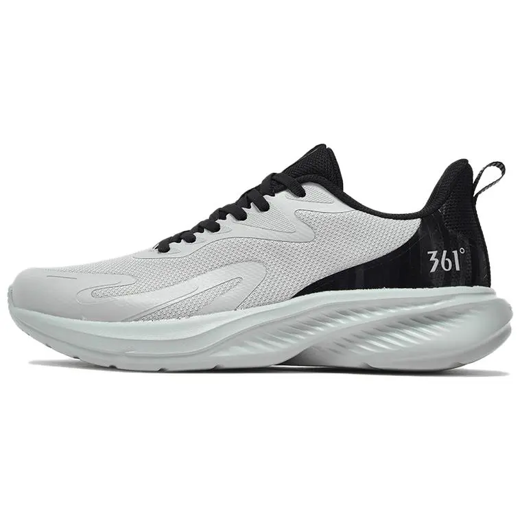 361° Slip Resistant, Abrasion Resistant, Breathable Low top Casual Shoes Men's Gray Black