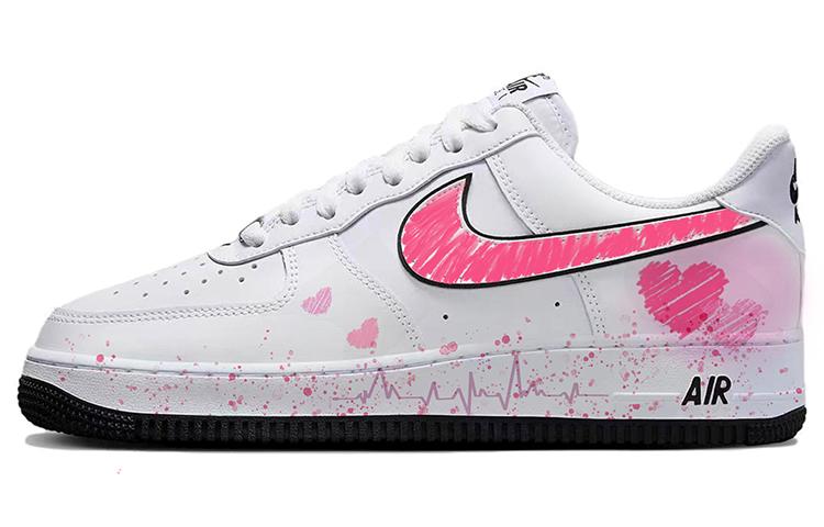 Nike Air Force 1 Low Low-Top Skateboard Shoes Men's White Black