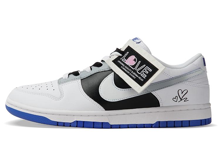 Nike Dunk Low Top Skateboard Shoes Men's Black White