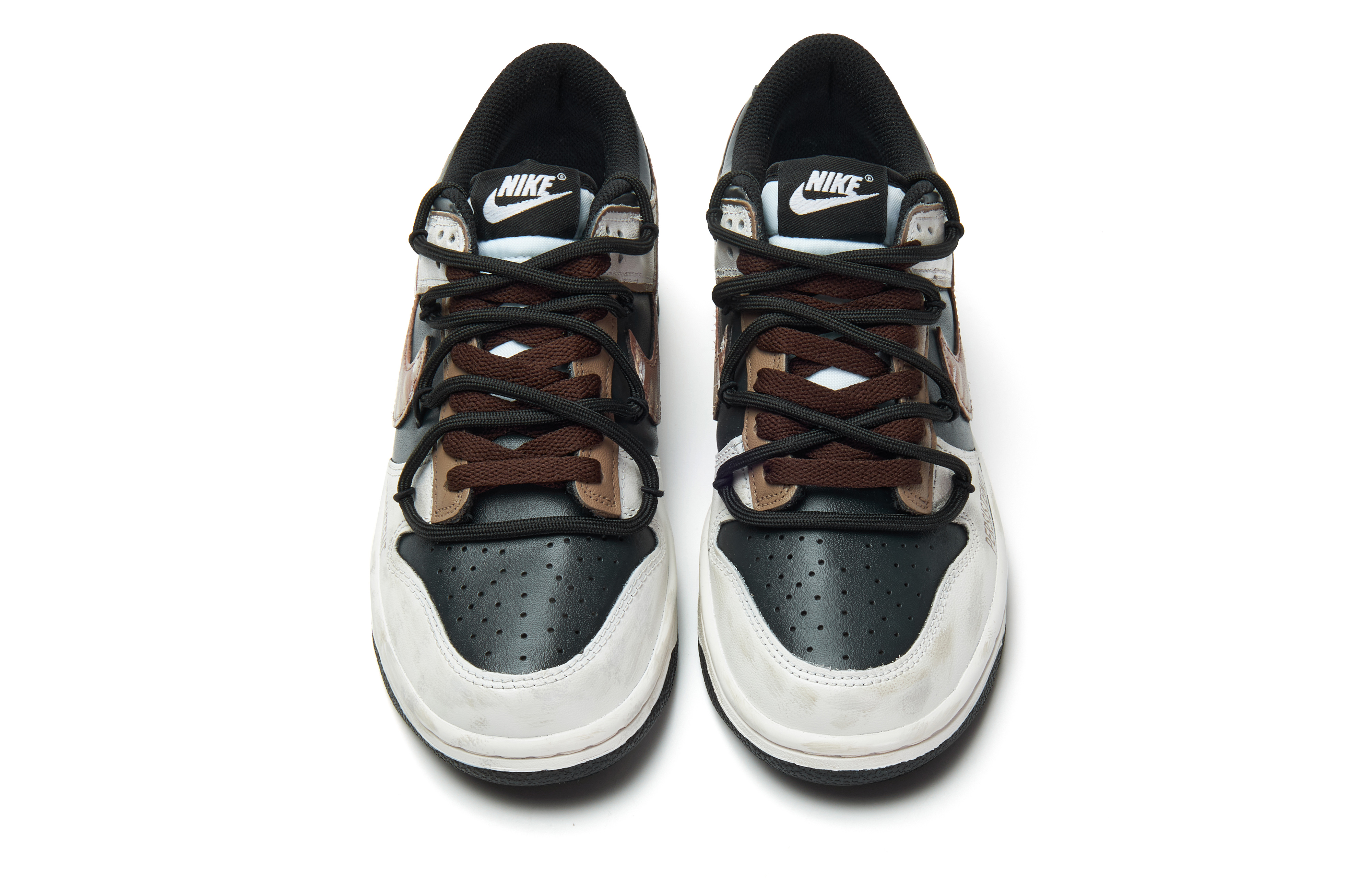 Nike Dunk Abrasion Resistant Low Top Skateboard Shoes Unisex Black Brown купить в интернет-магазине Yoocart с быстрой доставкой по России.