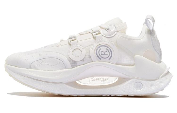 LiNing Cushioning Anti-Slip And Wear-Resistant Lightweight Rebound Low-Top Running Shoes Women's White