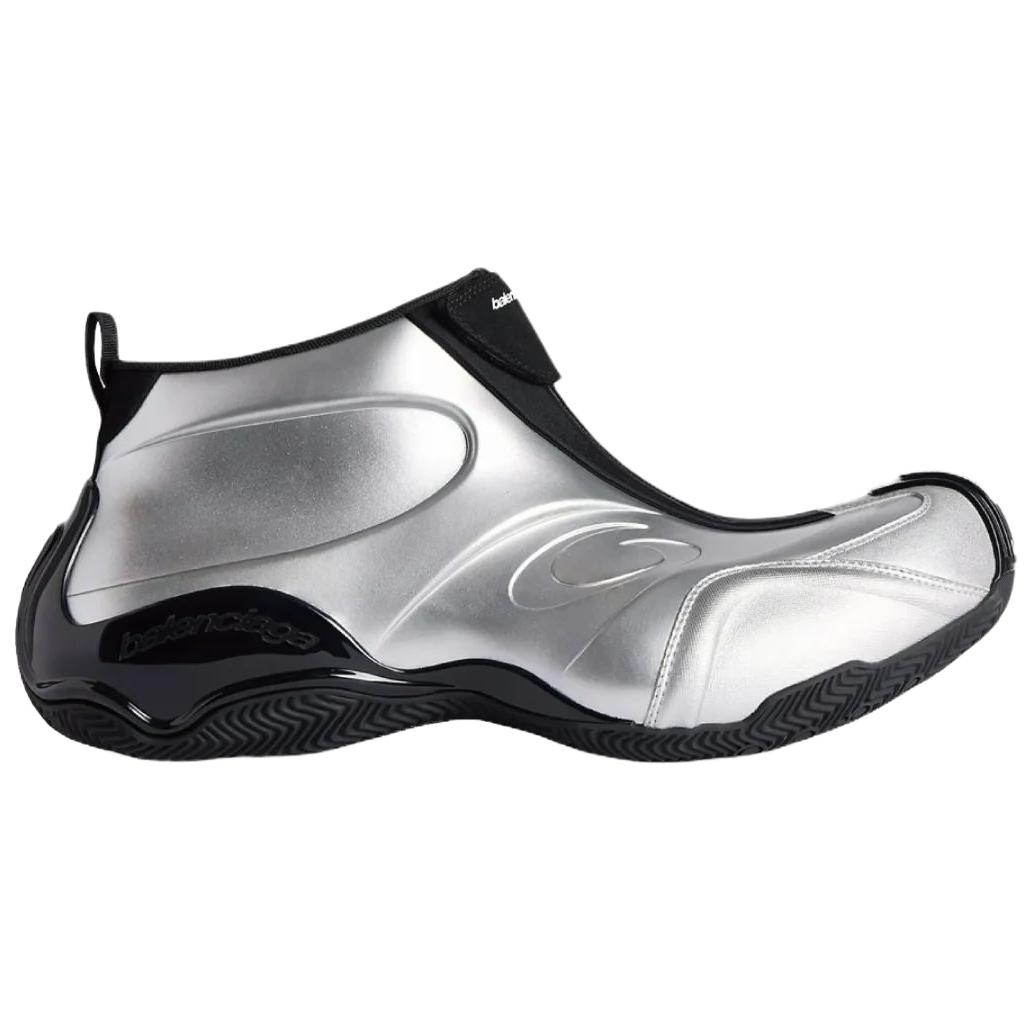 Balenciaga Basketball Shoes Mid Top Casual Shoes Men's Silver купить в интернет-магазине Yoocart с быстрой доставкой по России.