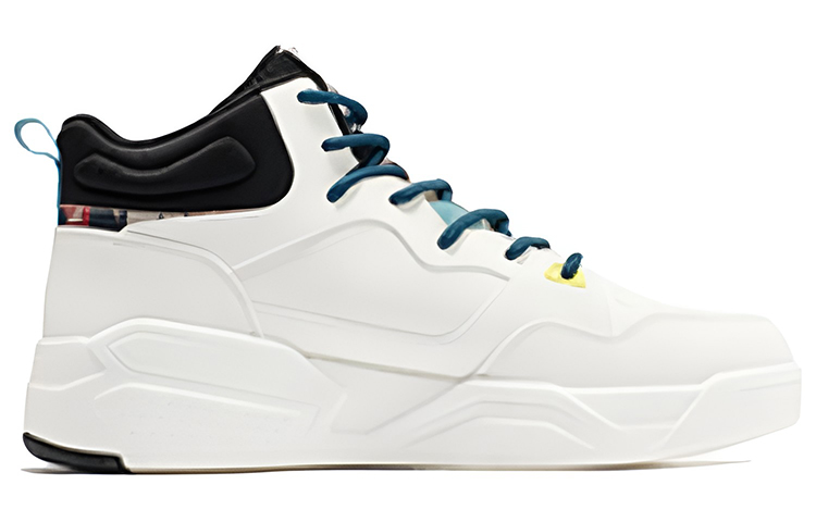 361° High top Skateboard Shoes Men's White Blue