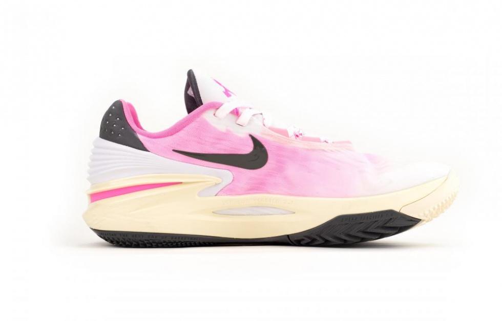 Nike Air Zoom G.T. Cut 2 EP Anti-Slip Wear-Resistant Low-Top Basketball Shoes Unisex Pink Gradient