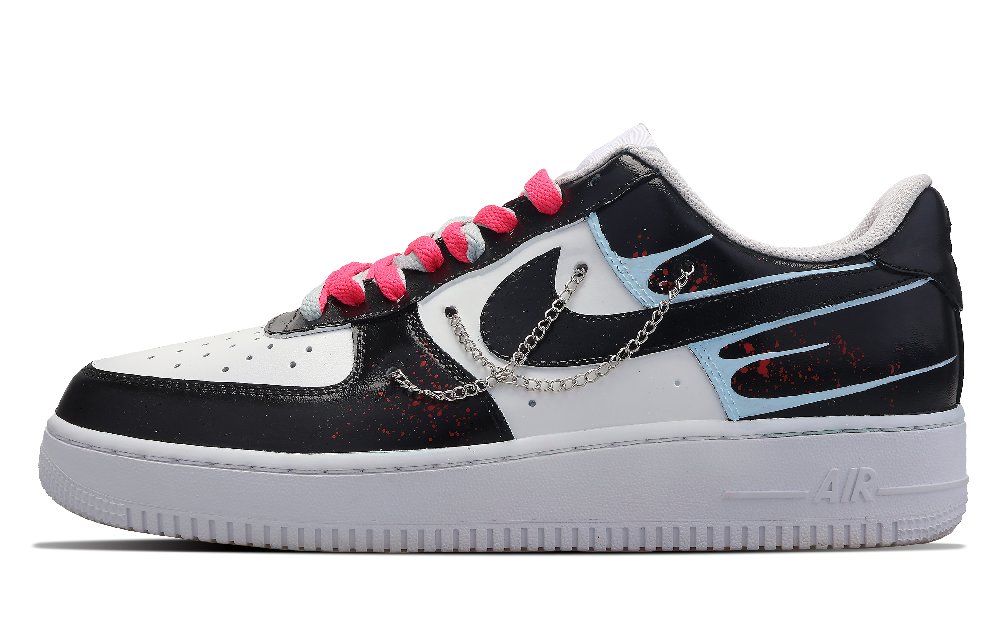 Nike Air Force 1 Skateboard Shoes Men Low-Top Red