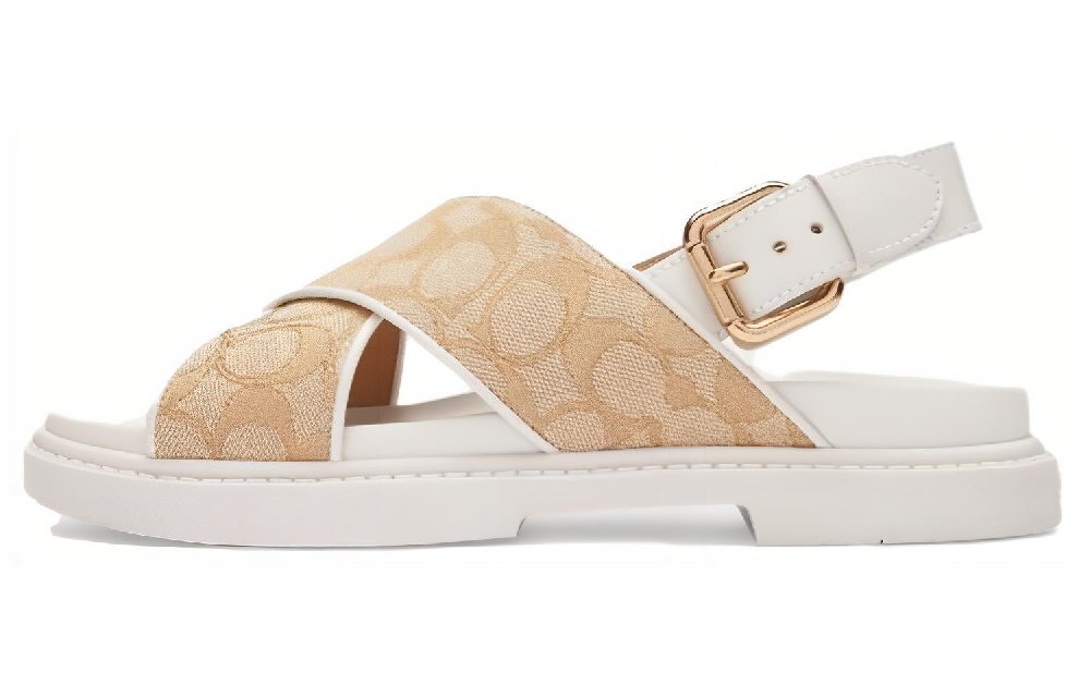 COACH Strap Sandals Women's Beige