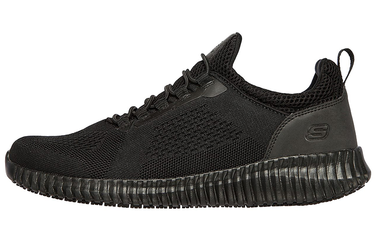 Skechers Relaxed Fit : Cessnock Sr Cushioning Anti-Slip And Wear-Resistant Mid-Top Casual Shoes Men's Black