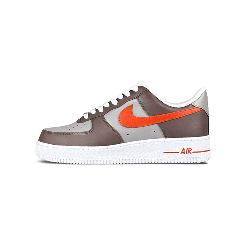 Nike Air Force 1 Low Top Skateboard Shoes Unisex Dark Brown