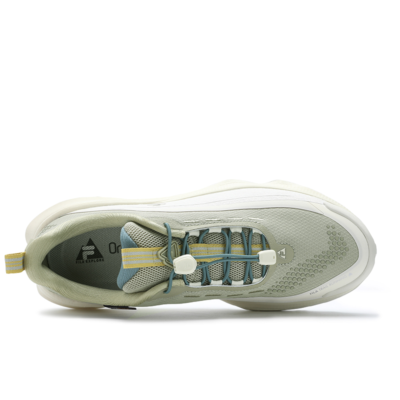 FILA Cushioning Low-Top Outdoor Shoes Men's White Green купить в интернет-магазине Yoocart с быстрой доставкой по России.