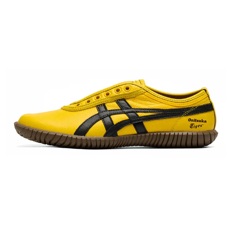 Onitsuka Tiger Tsunahiki Abrasion Resistant Low top Casual Shoes Unisex Yellow