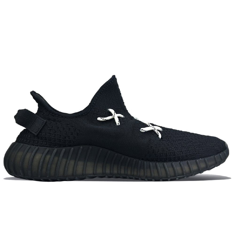 Adidas Originals Yeezy Boost 350 V2 Anti-Slip Wear-Resistant Low-Top Casual Shoes Unisex Black White