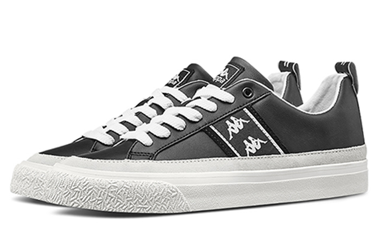 Kappa Skateboard Shoes Unisex Low top Black/White