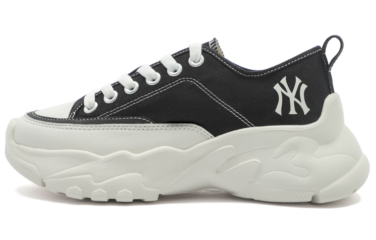 MLB Chunky High Abrasion Resistant Low Top Chunky Sneakers Unisex Black