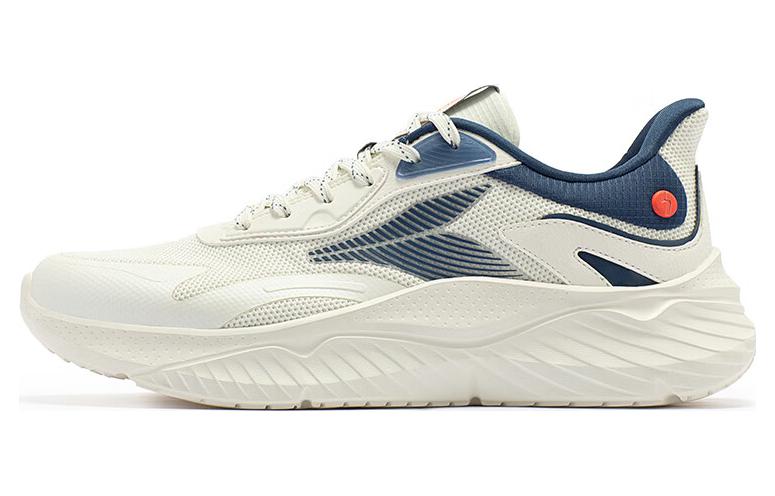 361° Anti Slip And Wear Resistant Breathable Low Top Running Shoes Men's White Blue