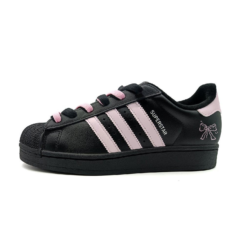 Adidas Originals Superstar 2 Low Top Skateboard Shoes Women's Black