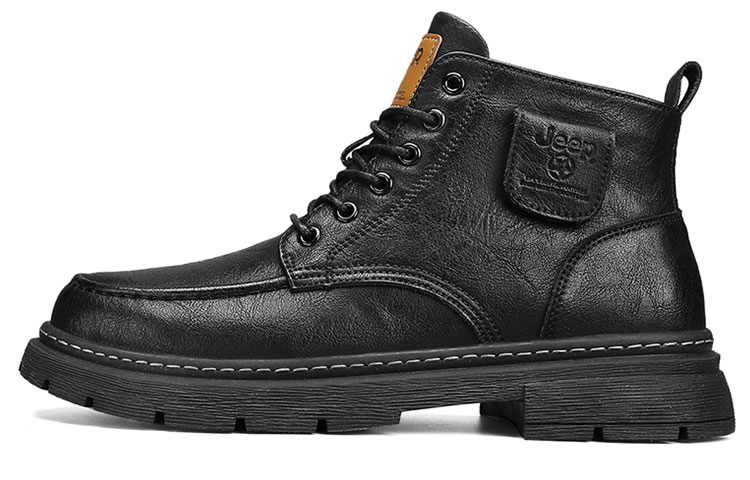 Jeep Short Martin Boot Men's Black