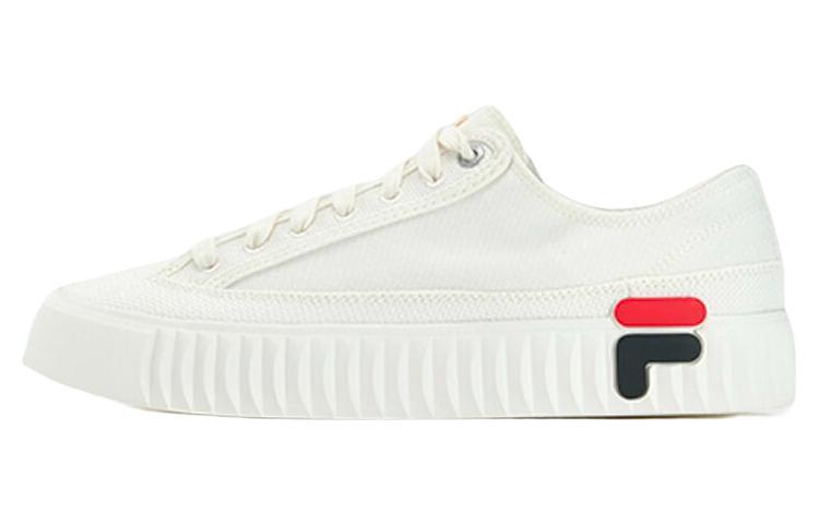 FILA Gear Slip-Resistant Cushioning Low-Top Skateboard Shoes Men's White