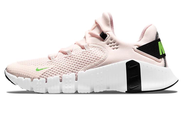 Nike Free Metcon 4 Light Soft Pink White Black Green Strike Women's
