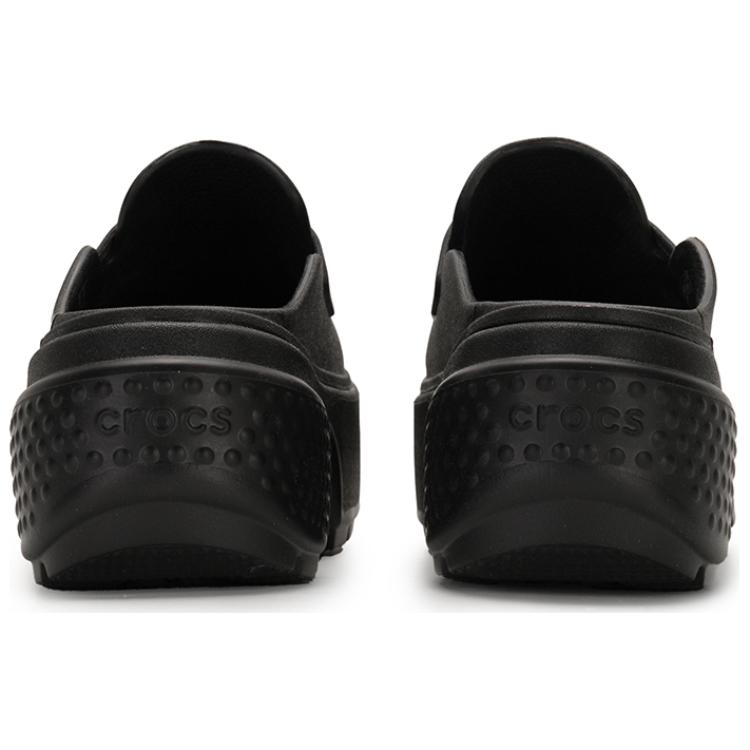 Crocs Abrasion-Resistant Slip-Resistant Wrap-toe Slippers Unisex Black