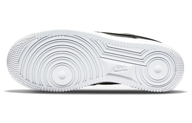 Nike Air Force 1 Low '07 Essential Black White Silver Mini Swoosh Women's купить в интернет-магазине Yoocart с быстрой доставкой по России.