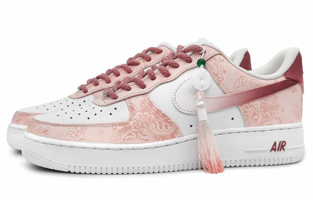 Nike Air Force 1 Anti-Slip Wear-Resistant Low-Top Skateboard Shoes Men's Red White купить в интернет-магазине Yoocart с быстрой доставкой по России.