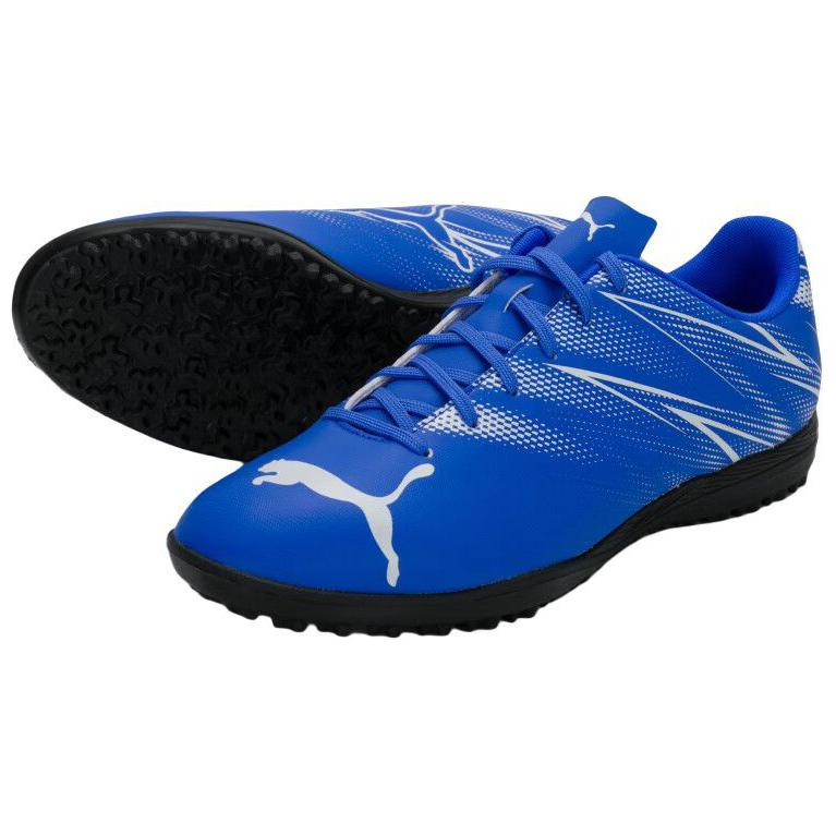 PUMA Attacanto Anti-Slip Wear-Resistant Soccer Shoes Men's Blue White Black