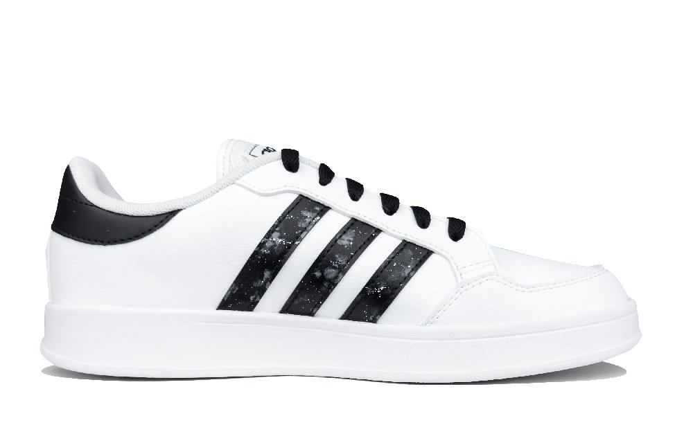 Adidas Neo Breaknet One Leaf Knows Autumn Anti-Slip Wear-Resistant Low-Top Skateboard Shoes Men's White Black