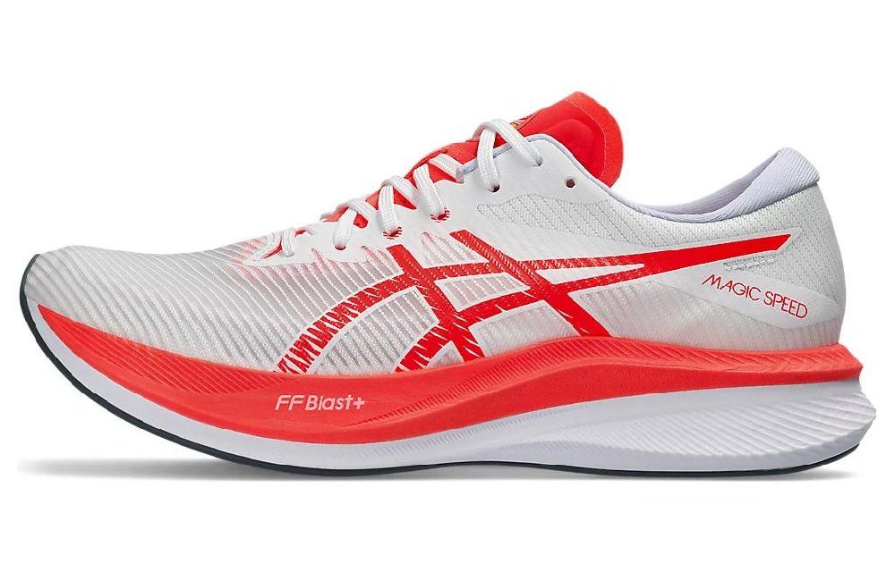Asics Magic Speed 3 White Sunrise Red