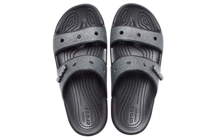 Crocs Classic Glitter Ii Sandal Black