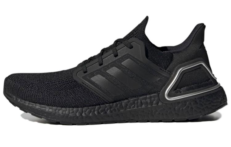 Adidas Ultra Boost 20 Core Black Silver Metallic
