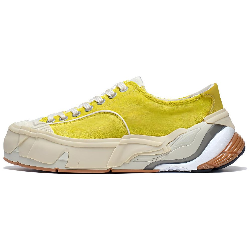 LiNing Wuji Slip-Resistant Cushioning Low-Top Skateboard Shoes Men's Yellow