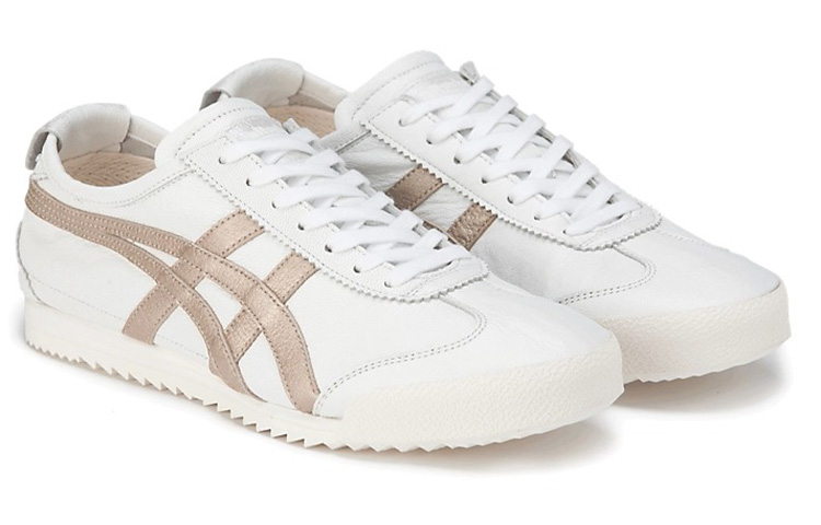 Asics Onitsuka Tiger Mexico 66 Deluxe Nm White Rose Gold Women's