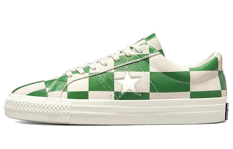 Converse One Star Ox Blocked Warped Board Green