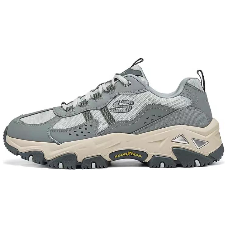 Skechers OUTDOOR MENS Low Top Hiking Shoes Men's Light Gray