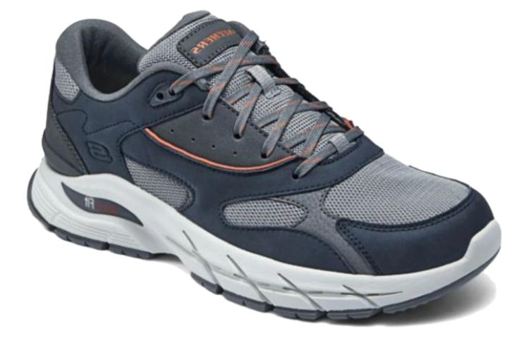 Skechers Durable Breathable Low-Top Casual Shoes Men's Blue Gray купить в интернет-магазине Yoocart с быстрой доставкой по России.