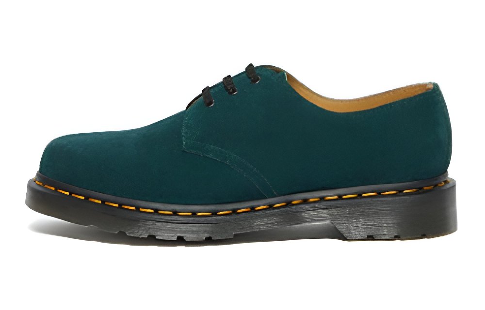 Dr. Martens 1461 Suede Oxford Shoes 'Dark Green'